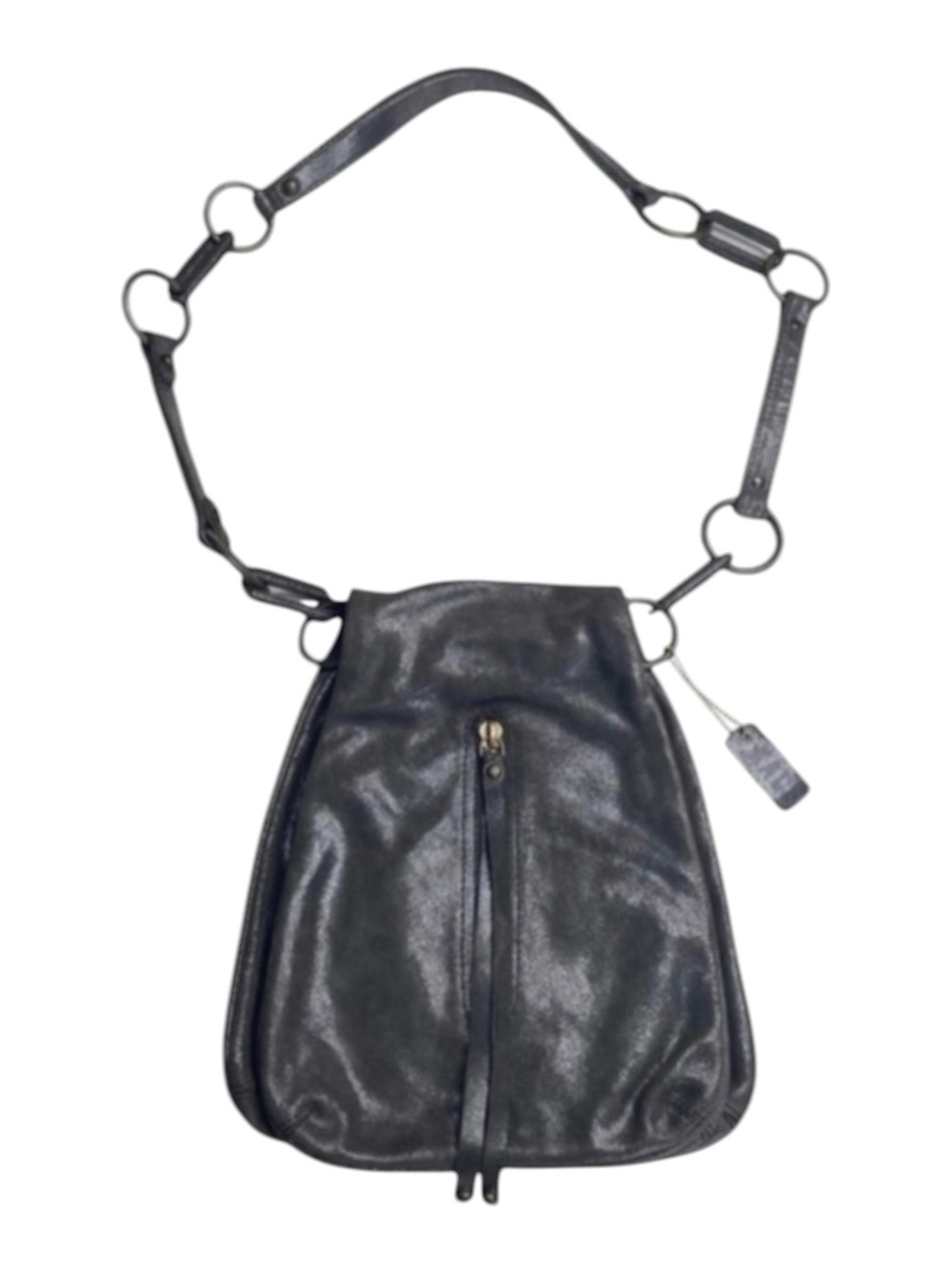 HTF: new Kale เผ Diego Edgy Messenger Handbag Bag เผ Mineral Metallic Leather เผ - Picture 2 of 16